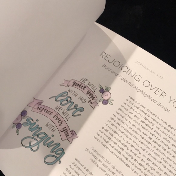 Brand new Barnes & Noble Hand Lettering for Faith Book - Picture 12 of 16